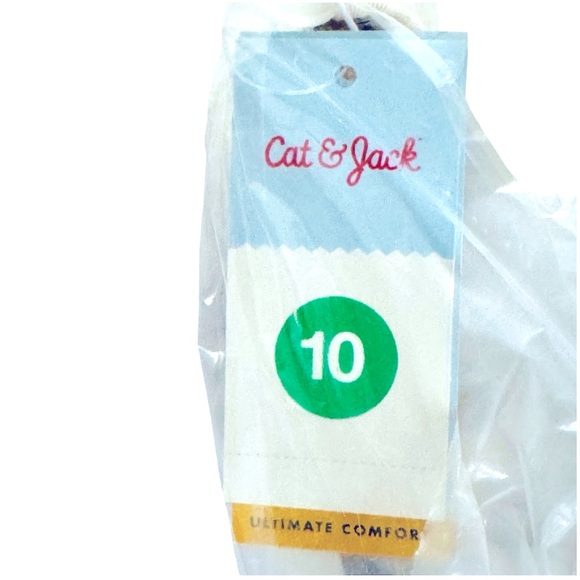 Cat & Jack “Nora” Slip-On Ballet Flats, Toddler Girls’ 10 White, NWT & BNIP - Picture 6 of 9